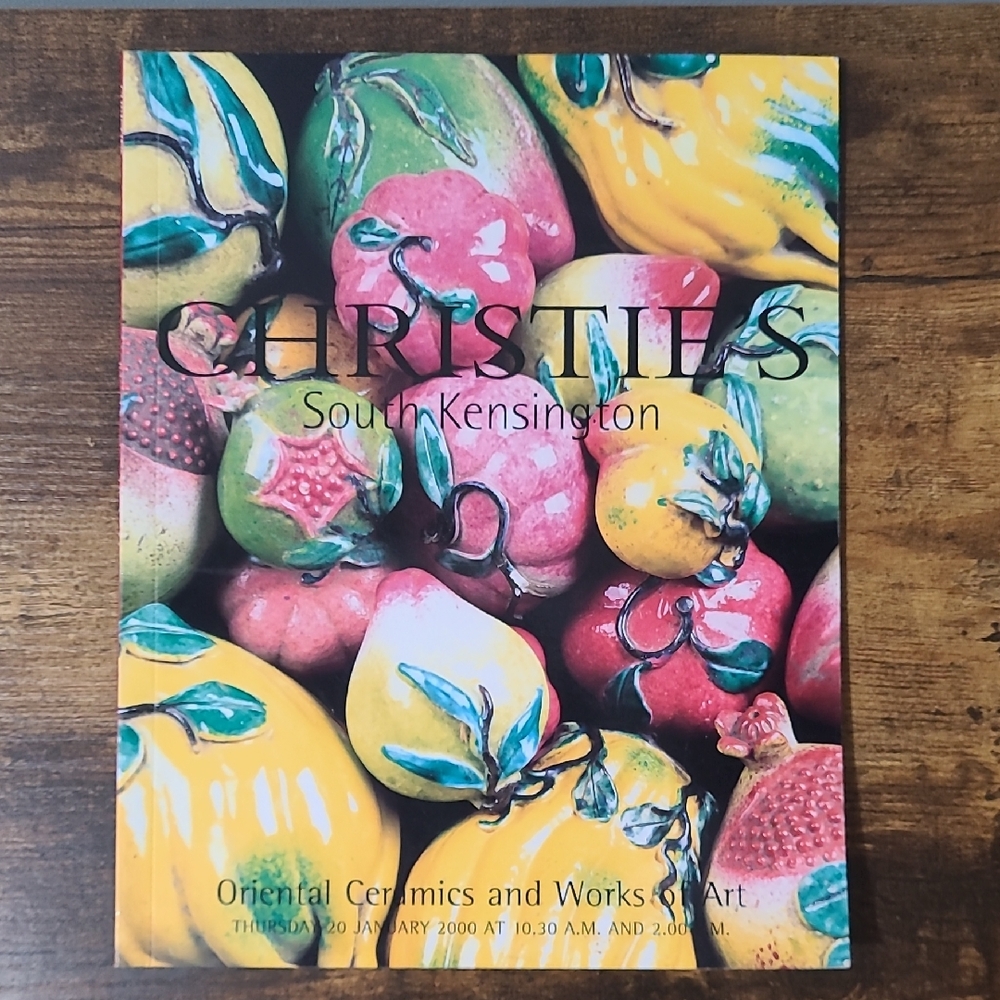 Christie's South Kensington Orienral Ceramics And Works Of Art Book (6/$36)
